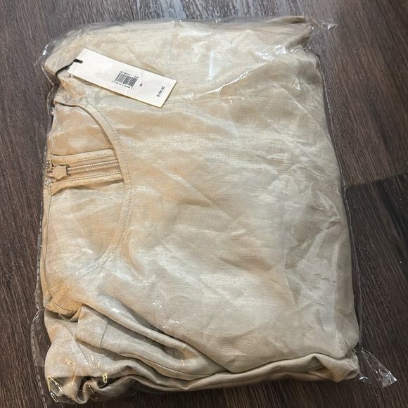 NWT! Banana Republic Beige Aurelia Linen-Blend Maxi Dress - Size XS 🦋 - Picture 5 of 5